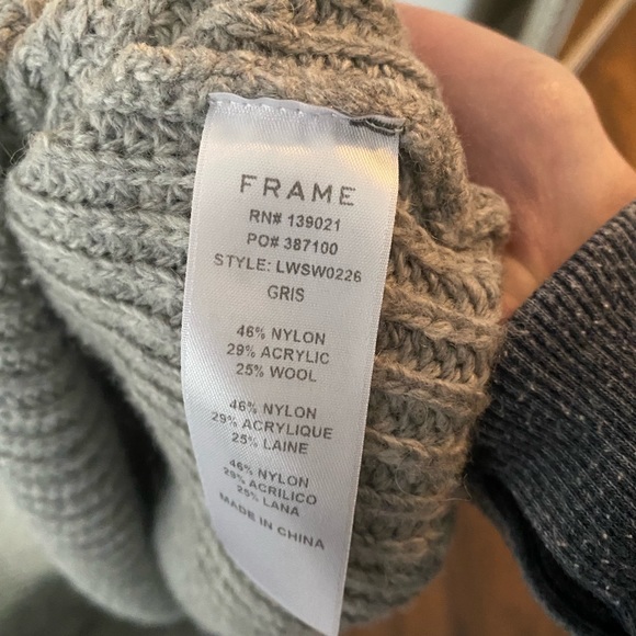 FRAME oversized boyfriend sweater - Picture 7 of 7